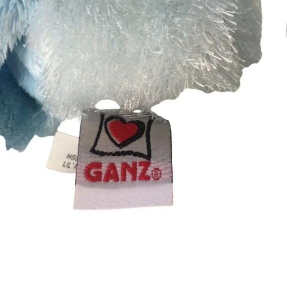 Ganz Lil'Kinz Hippo Plush Stuffed Animal Toy Blue - Picture 3 of 13